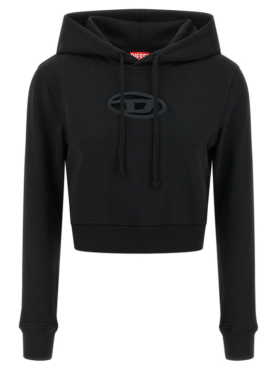F-Slimmy-Hood-Od Sweatshirt Black