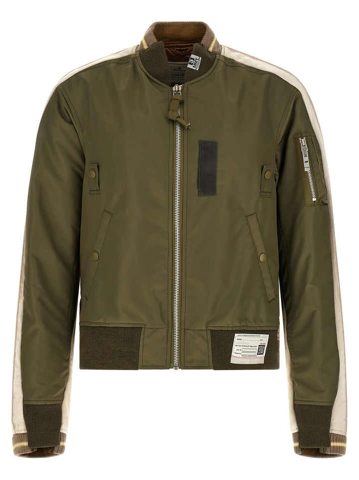 Maison Mihara Yasuhiro Aviator Bomber Jacket Puffer Jackets - Multicolor | cabcdc55be374422987a3f3c329daf3c3e39c262