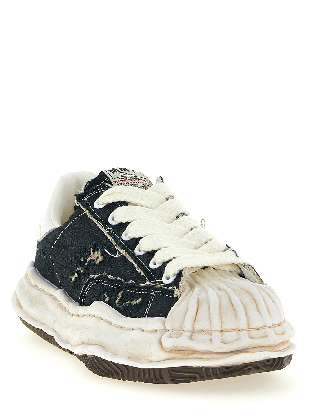 Maison Mihara Yasuhiro Blakey Sneakers - White/Black | c18d591f95be0eb7083b351c0c8a1c2e858aebe3