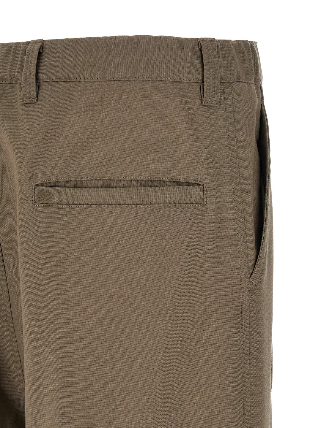 Maison Mihara Yasuhiro Repaired Wool Pants - Beige | c0b76ef5d8133c067a24e37a3ad5cb4dbf8bf27f