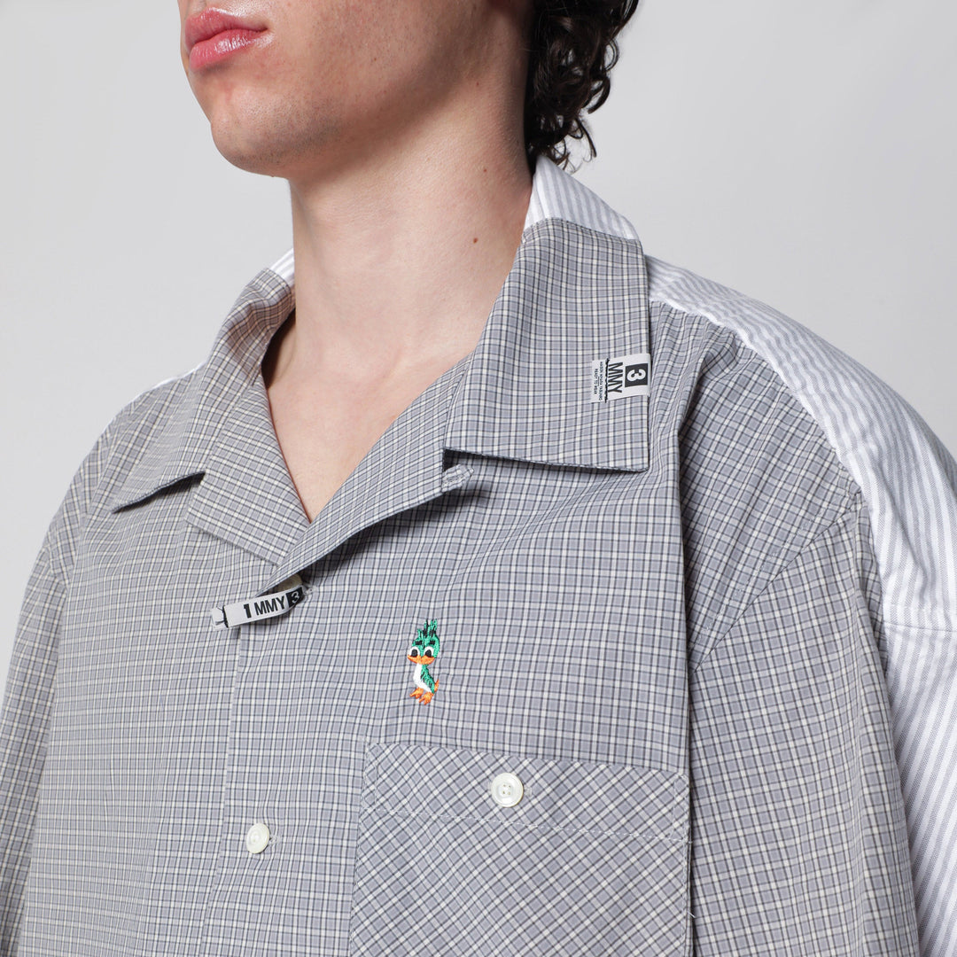 Maison Mihara Yasuhiro Shirts & Tops - Grey | 9862dfb9ed90cfcdb915adfeb01bc5e048b1e2a4