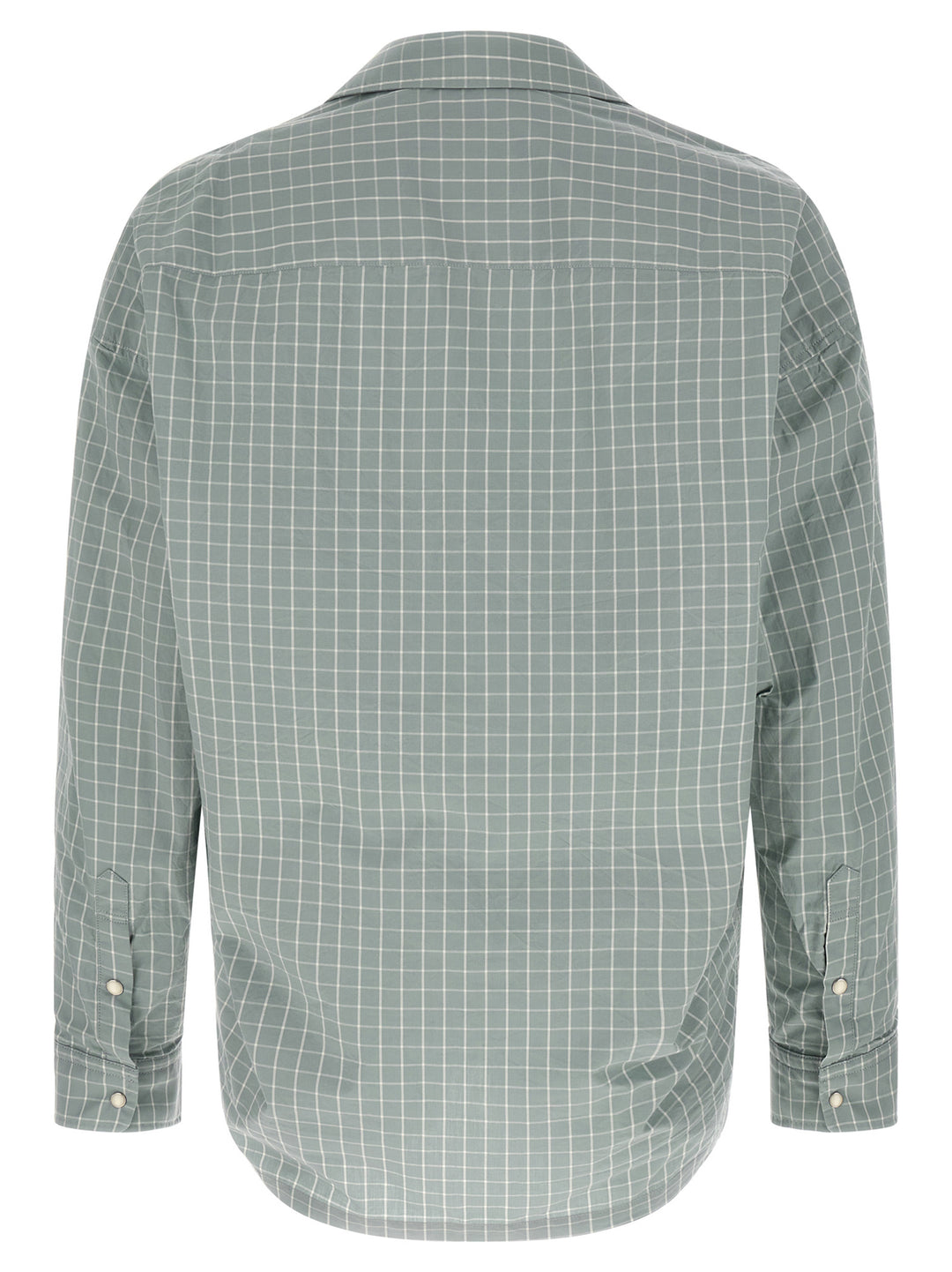 Maison Mihara Yasuhiro Shirt Adhesive Decorations Shirt and Blouse - Light Blue | cedd1c70b173eccf9227415f6b5a7bad1f685333