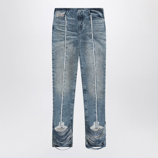 Bootcut Jeans D-Ginna Blue Washed Effect