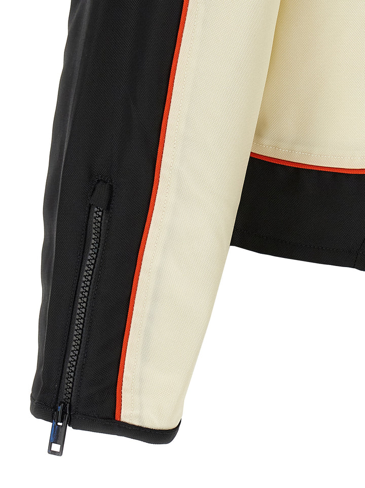 Diesel J-Blink-Wrd Puffer Jackets - White/Black | 3a45e0b2c9885ed30d46c13af6b5f5eb285b80ea