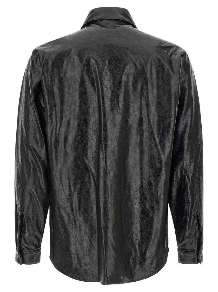 Diesel S-Simply-Qmbu Shirt and Blouse - Black | f41853f9d964fbf0bc41cf4bda048beb39b9e4c4