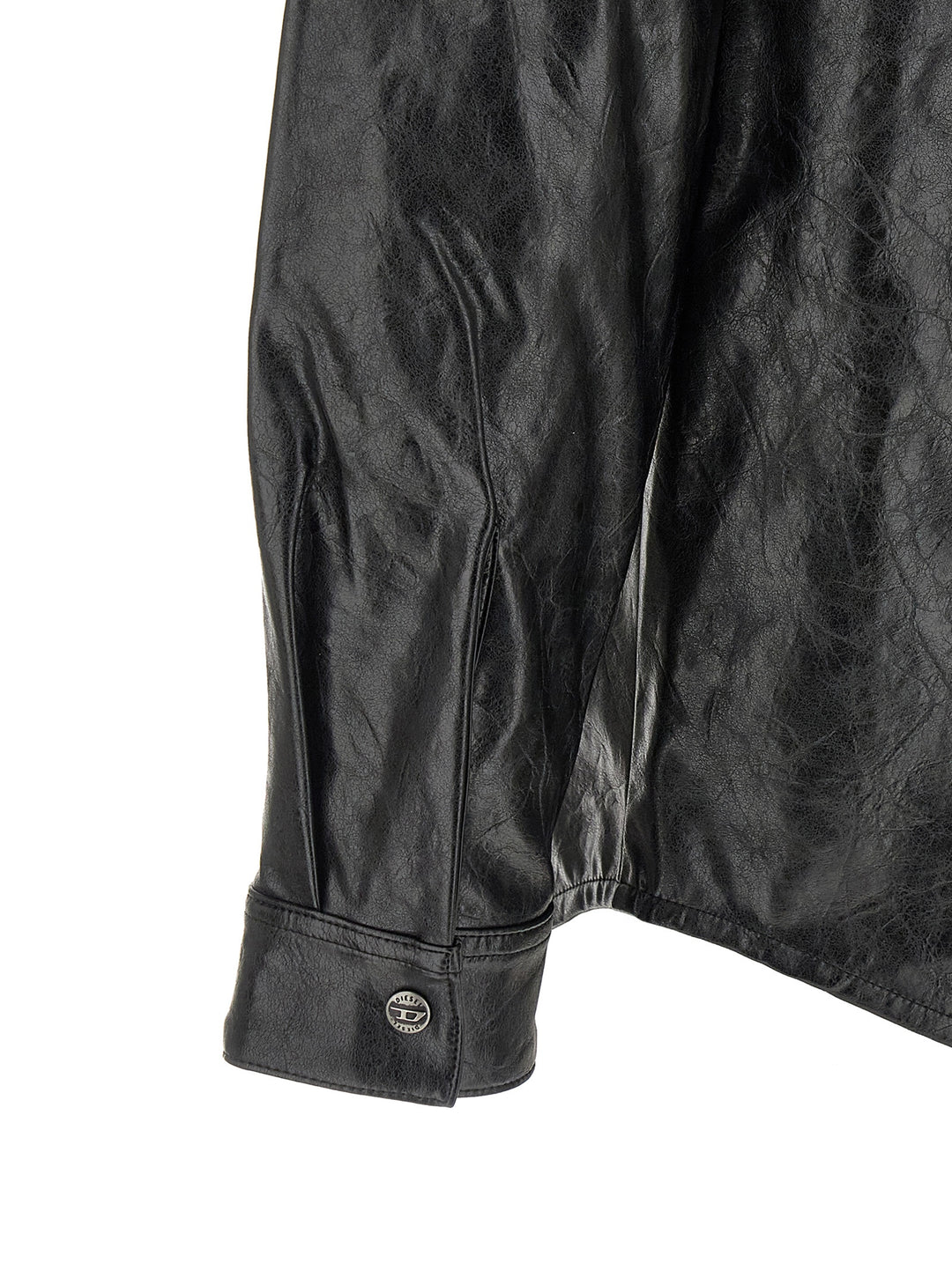 Diesel S-Simply-Qmbu Shirt and Blouse - Black | b121aed17fa002005e2d66db32668c76d9b89721