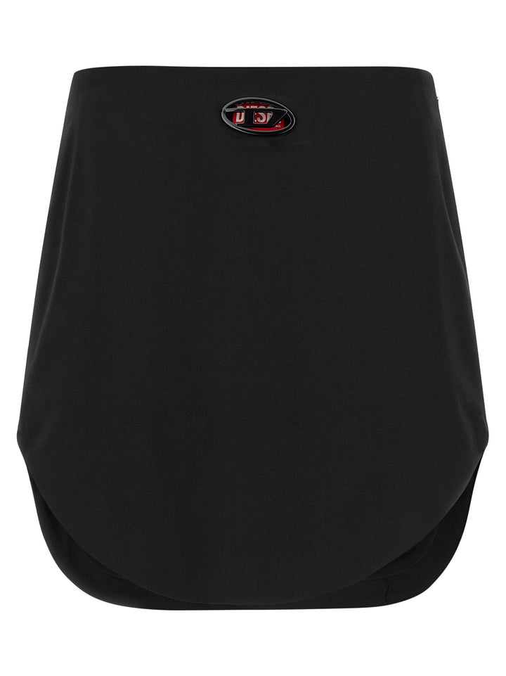 Diesel O-Livery Skirts - Black | 1ee94376c4c388c8d2c700bd77f7f5cc35365aa6