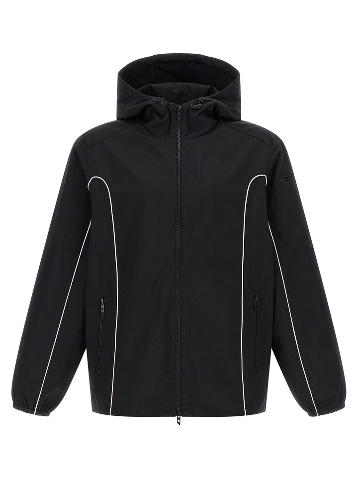 Diesel J-Hives-Wrd Puffer Jackets - Black | acb0784ad6d8d0c9817ac9c329e010cd980c107e
