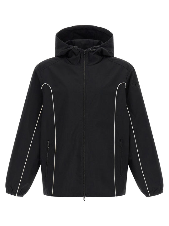 J-Hives-Wrd Puffer Jackets Black