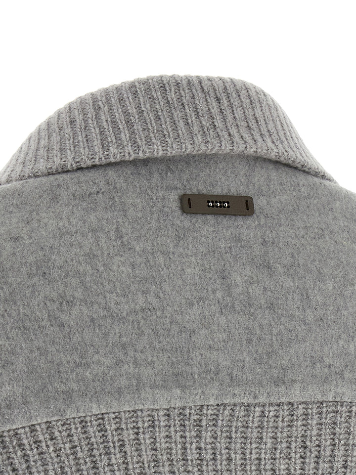 Peserico Double Cloth Jacket Puffer Jackets - Gray | 5c3385c2666da3836157032bcbc8c42701279aac