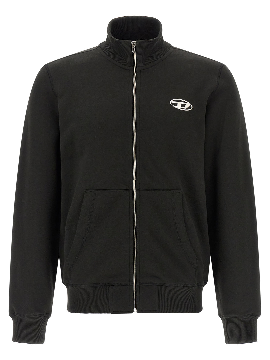 Diesel S-Ginn-Zip-Iod Sweatshirt - Black | ac562ac4fb3311937aa057fce33b0807c17095f6