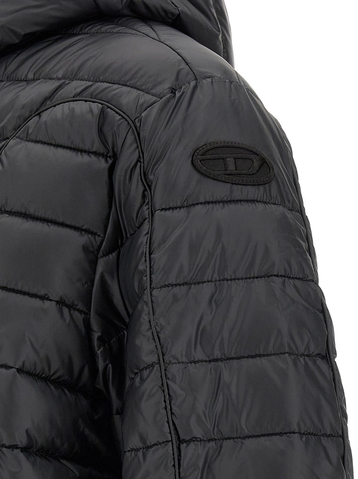 Diesel W-Stone-Wrd Puffer Jackets - Black | 50b184430cf5598ac1ed7d60d2bfcfb505b6dd50
