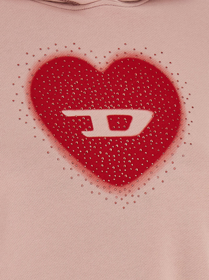 Diesel F-Slimmy-Hood-S5 Sweatshirt - Pink | 5899c9528e769c80dae8aea3d5f7711a8a7dd0d8