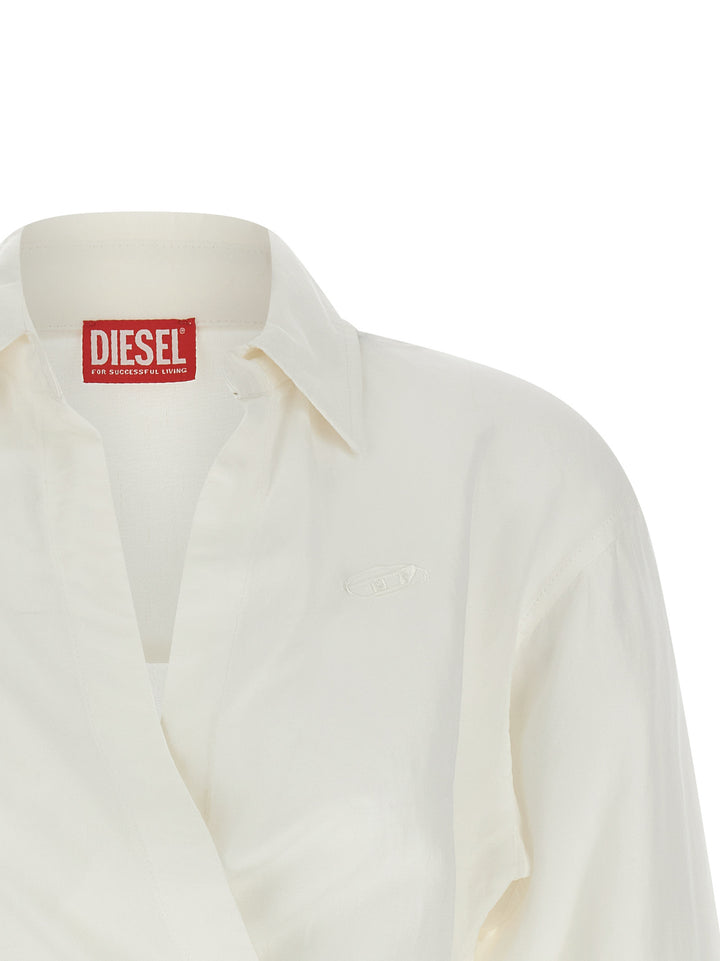 Diesel C-Delphos-S3 Shirt and Blouse - White | 97f84ddce63d8028049c41c33f90eff07a09f3e1