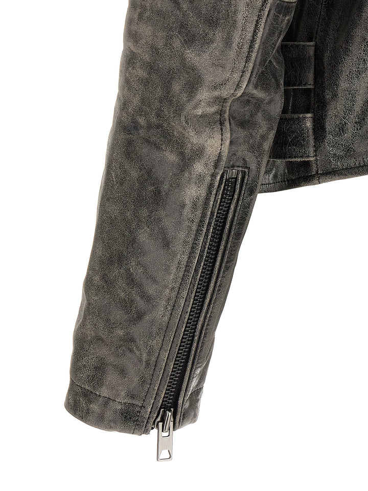Diesel L-Eon-Cjcm Puffer Jackets - Gray | 866d47d1459a41aea6820b307883bf0d74793c15