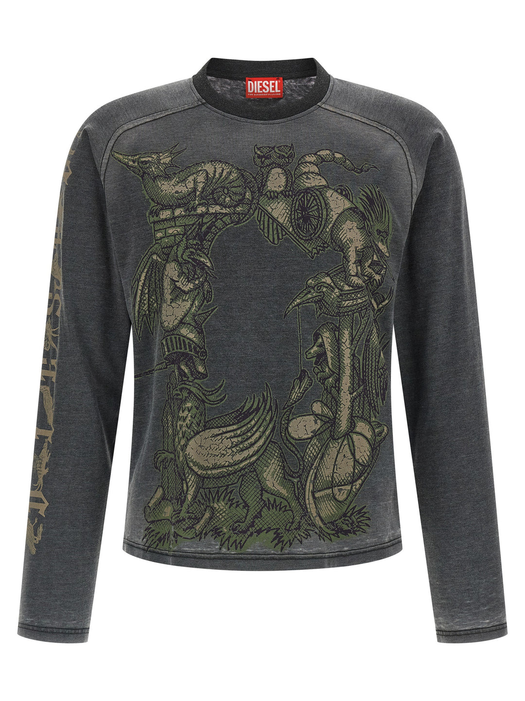 Diesel T-Jori-A T-shirt - Gray | 06727a2e980d37057b78fba8412192d732d3f7b1