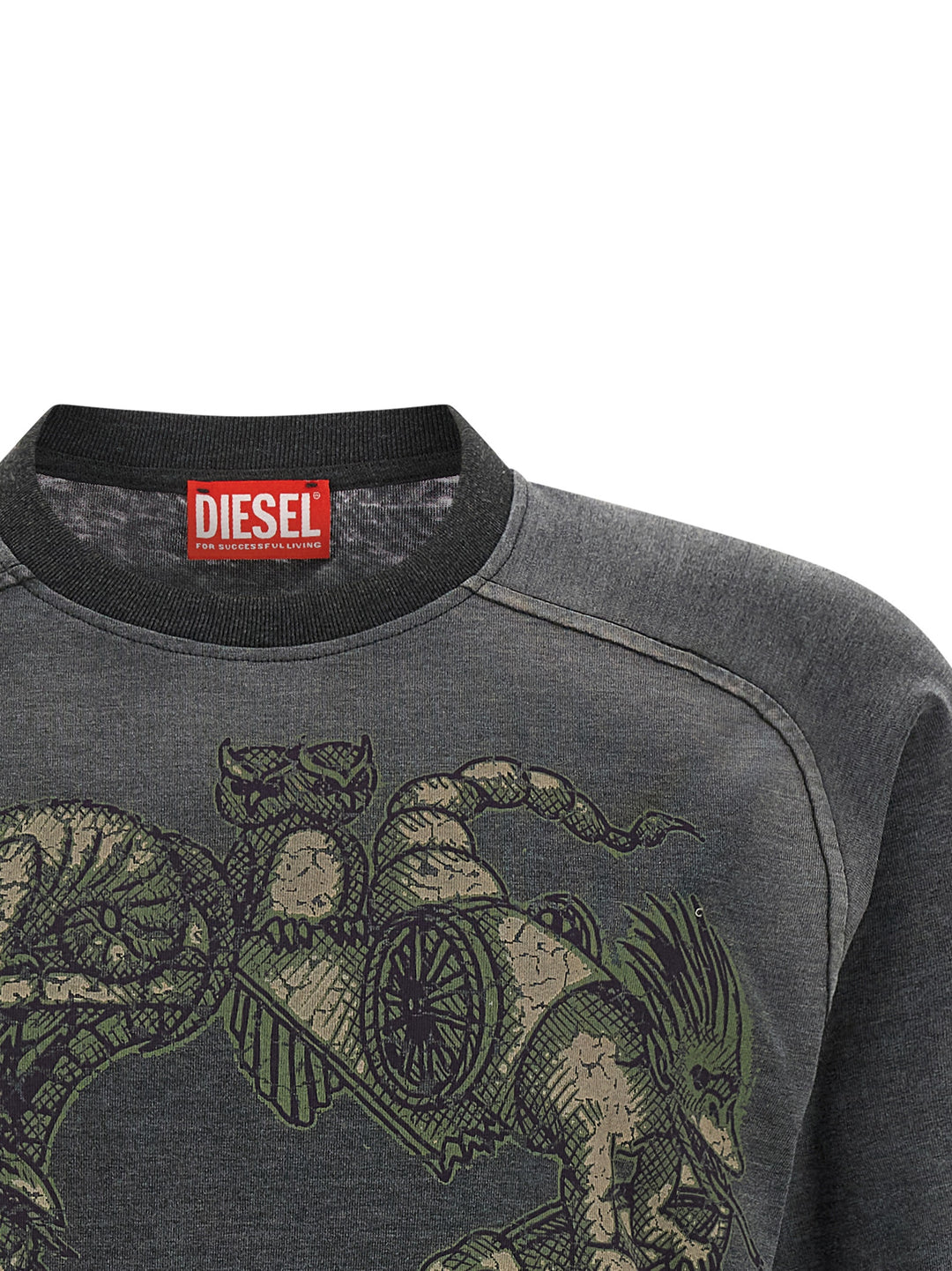 Diesel T-Jori-A T-shirt - Gray | 6a397c617597fc9f272e7d99125bb80d8d78847b
