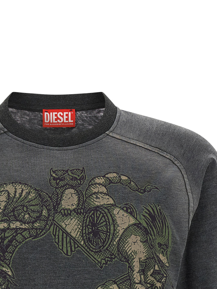 Diesel T-Jori-A T-shirt - Gray | 6a397c617597fc9f272e7d99125bb80d8d78847b