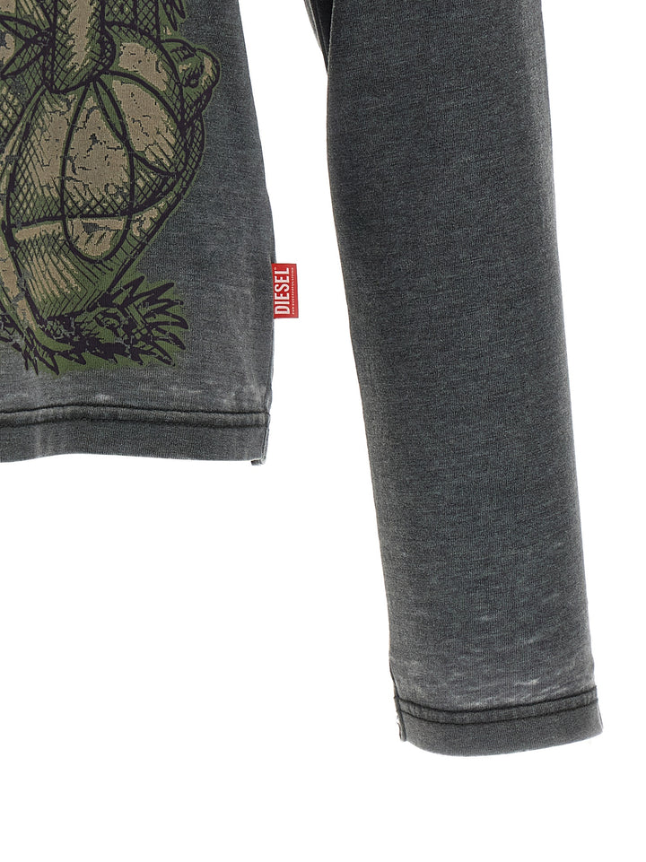 Diesel T-Jori-A T-shirt - Gray | 7da6cc85310009d1616ad16ab58be905122570fb