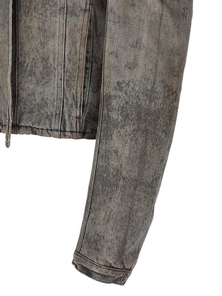 Diesel D-Vulmar-Fsi Puffer Jackets - Gray | 73378cee385ec06c1016a321ce6edb9e3fdd1423