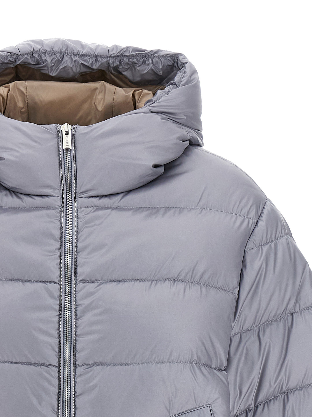 Peserico Cape Down Jacket Puffer Jackets - Gray | 999418d81dd78b87c9b542400f3444031bf7f2be