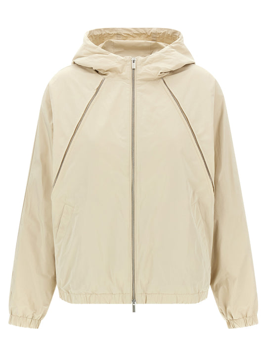 Punto Luce Puffer Jackets Beige