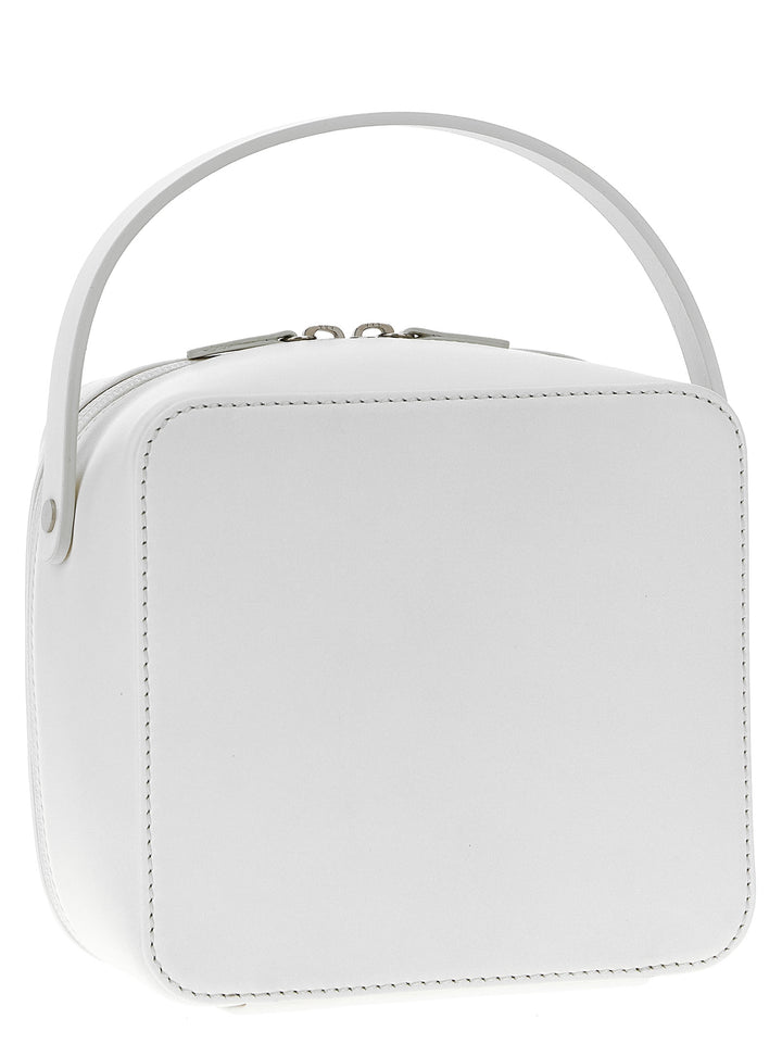 Auralee Leather Small Travel Case Hand Bags - White | 86cf996eff650abfbe0021dc2405649014dfb258
