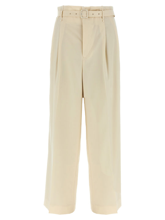 Wool Pants Beige