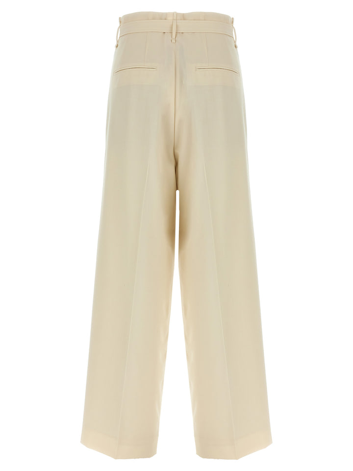 Auralee Wool Pants - Beige | 90e42025a5893bd7177d8037dc4d07a86ef8e152