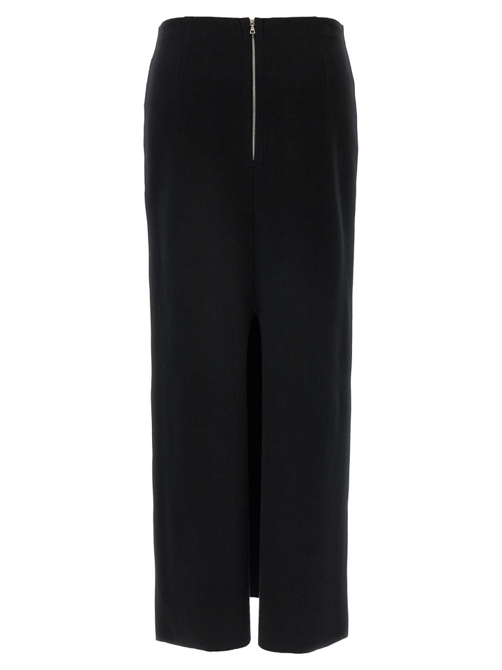 Auralee Double Face Knit Skirt Skirts - Black | 96fc896b8a1fc89d9730b5310734e1f59581ac60