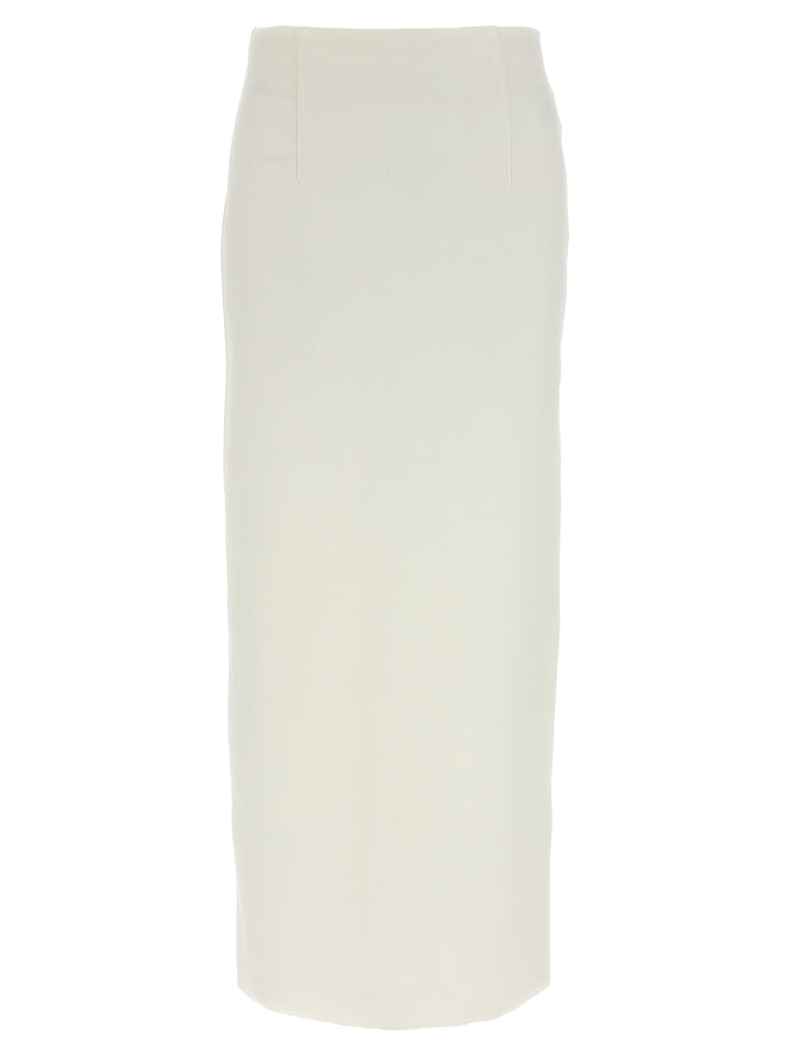 Auralee Double Face Knit Skirt Skirts - White | 61e8a33b6c50912bc9a4b2a1e9d7cfa0023a997b