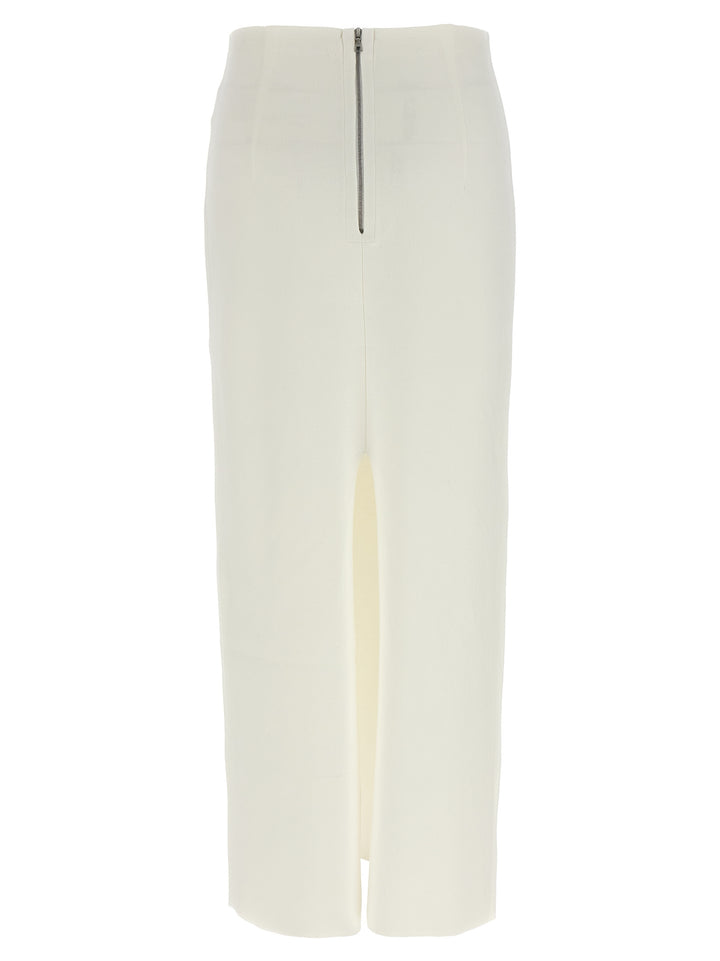 Auralee Double Face Knit Skirt Skirts - White | 9433045eed0fe1333070941d1023d4ccb6eeb43a