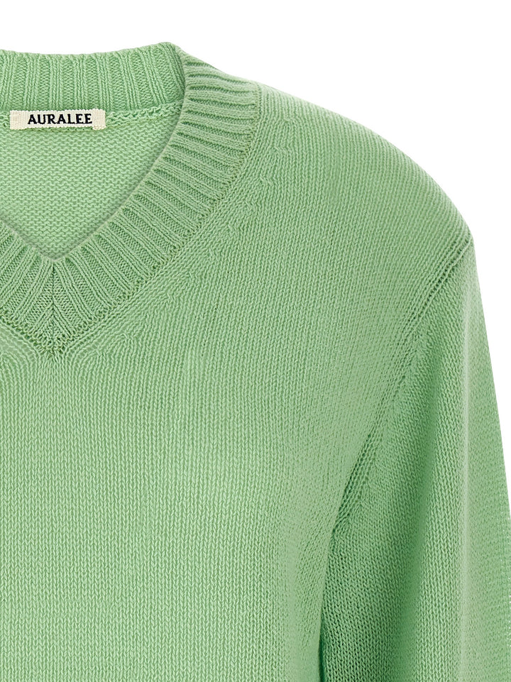 Auralee Cashmere Sweater Sweaters and Cardigans - Green | 3079ccb7eb05ccd0b20a1cd01fb1e3c182a0ce35