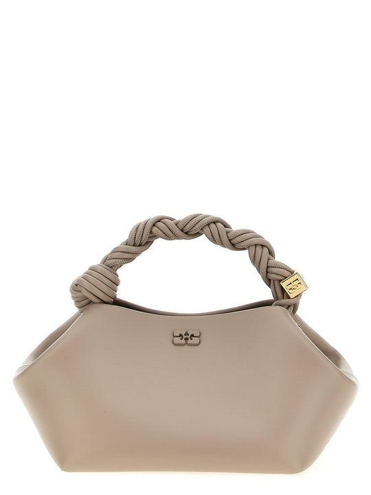 Small Ganni Bou Hand Bags Gray