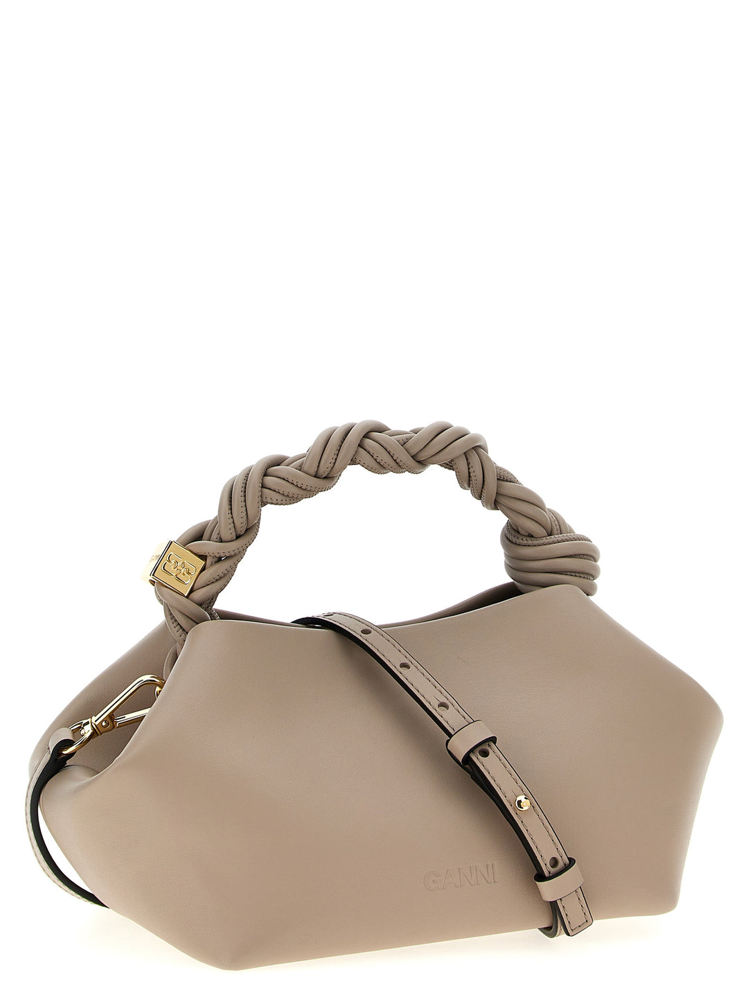 Ganni Small Ganni Bou Hand Bags - Gray | 49941bc46b08b949bf7b541a1bcef10155a7b77e