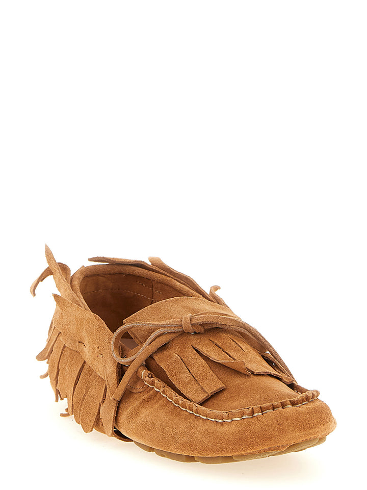 Alberta Ferretti Suede Loafers - Brown | 0f1a85438577e7cca88f51bab119d6828ed3a26f