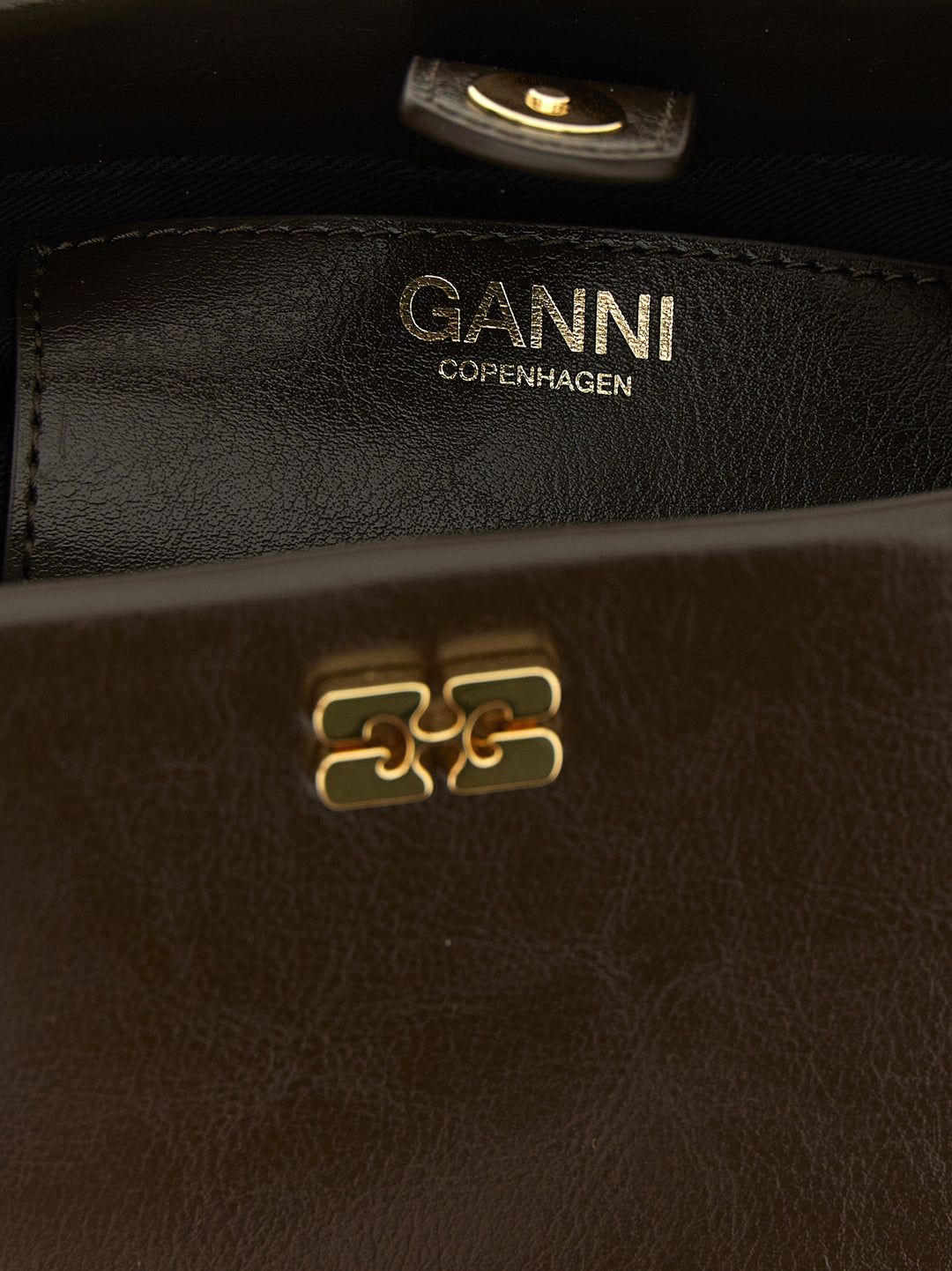 Ganni Bou Hand Bags - Brown | 8781e66d460602f3ac1c93cb8b8df3eb2ba628c1