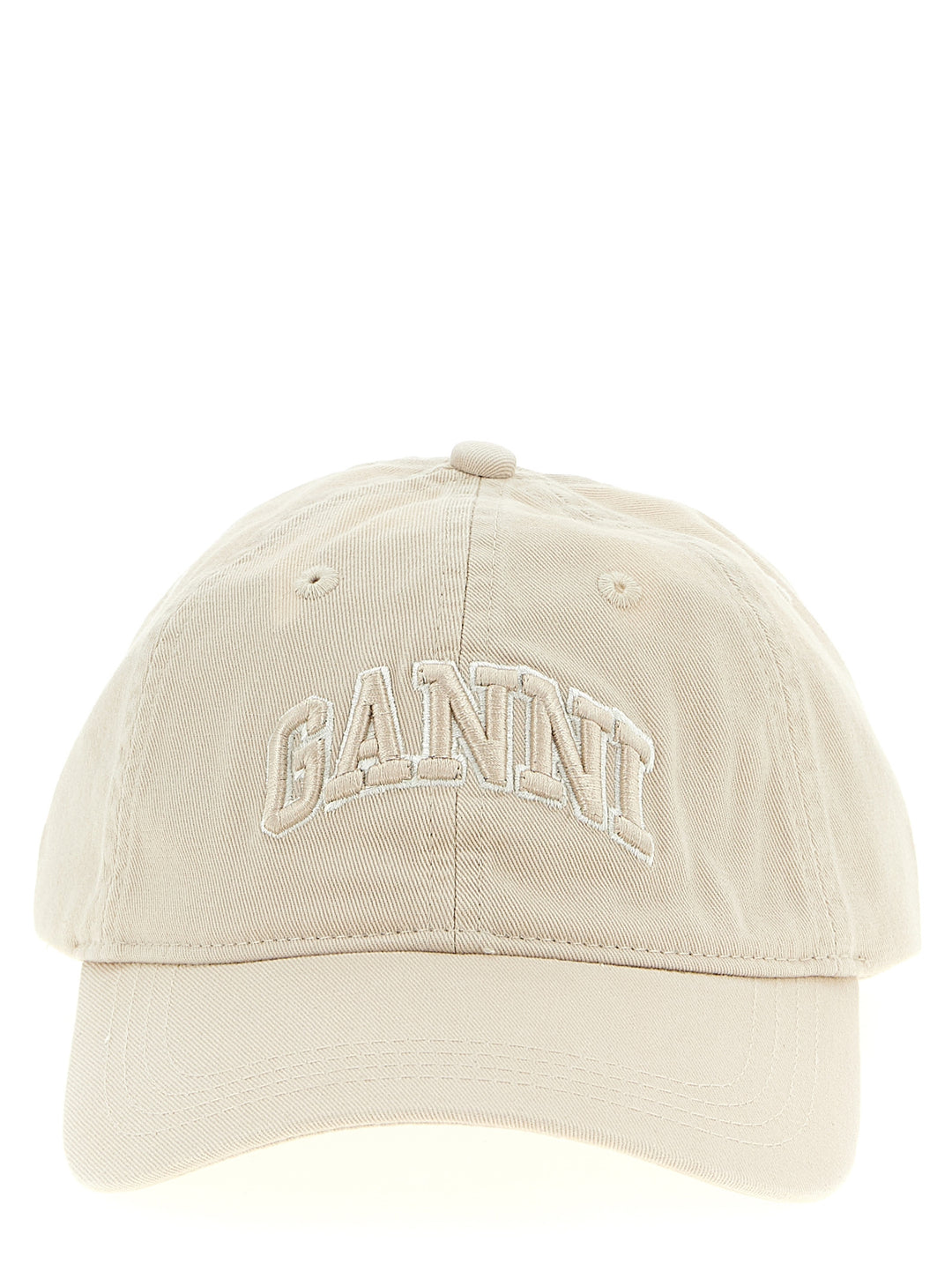 Ganni Embroidery Cap Hats - White | fbfc1f378058cc0893a5f5b7a4d2598f210805d2