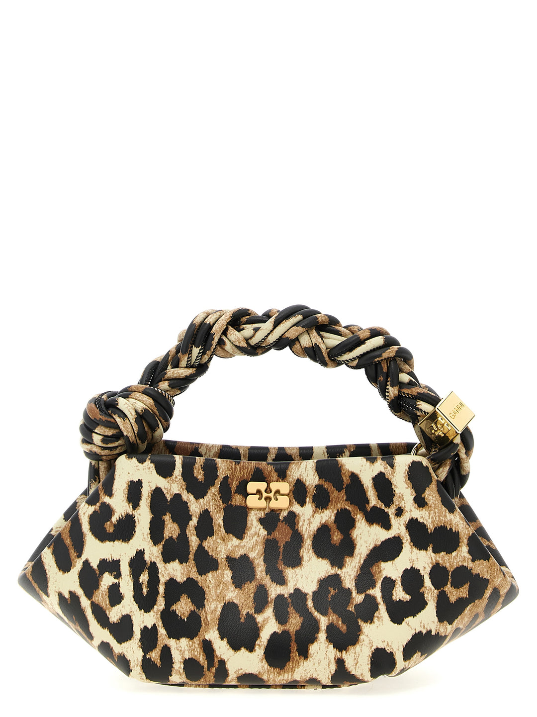 Ganni Bou Bag Mini Leopard Hand Bags - Multicolor | 570f2558466e93bab7cdd79a9fef8205776c7833