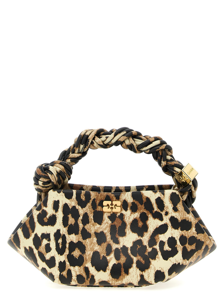 Ganni Bou Bag Mini Leopard Hand Bags - Multicolor | 570f2558466e93bab7cdd79a9fef8205776c7833