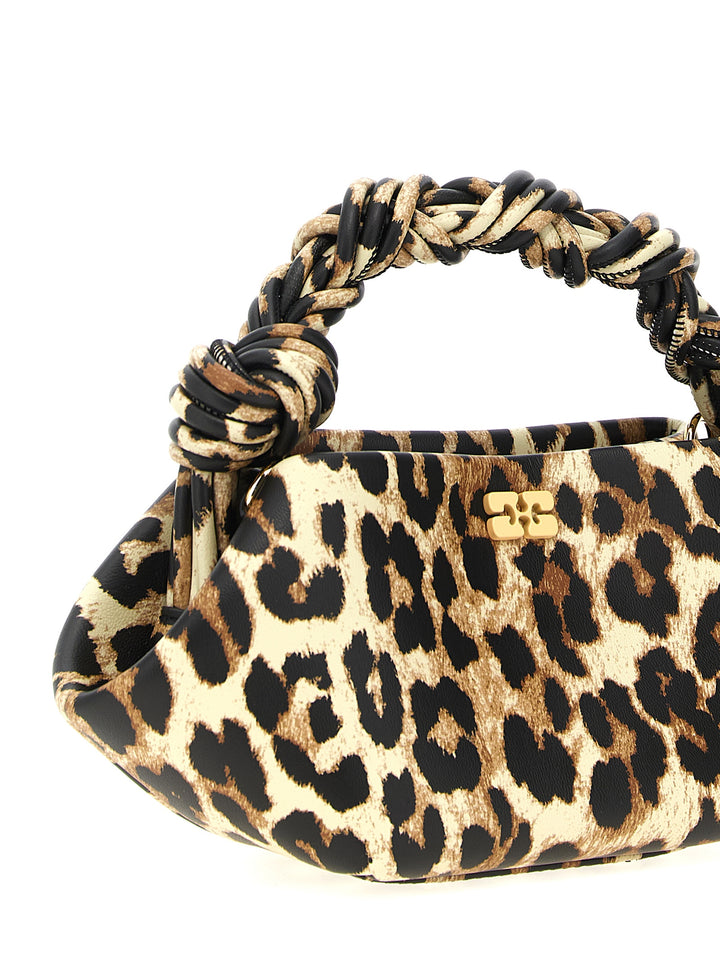 Ganni Bou Bag Mini Leopard Hand Bags - Multicolor | 270dd9a9627a549c48df52362a7e70ee03c7075f