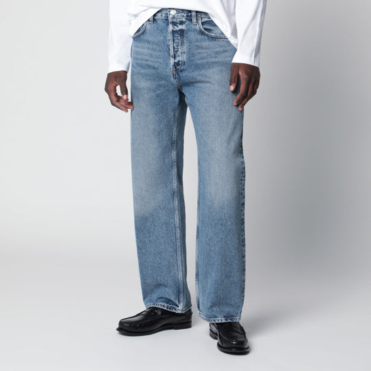 Blue Friction Jeans In Regenerated Denim