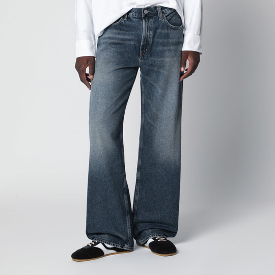 Luka Jeans In Washed Dark Indigo Denim