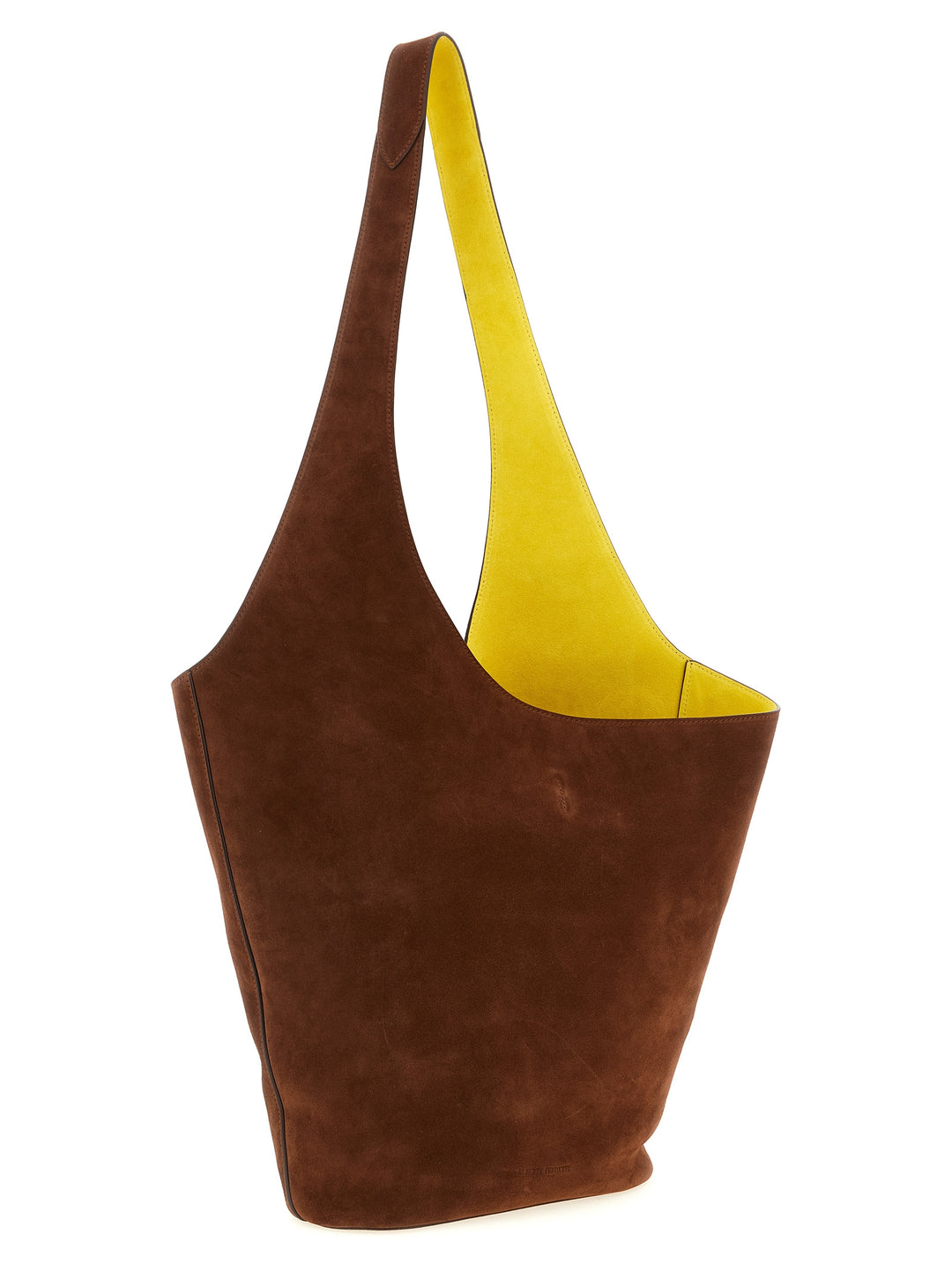 Alberta Ferretti Suede Shoulder Bag Shoulder Bags - Brown | 81abf2bf0ef0a048a301bd55576fcf2eda578e93
