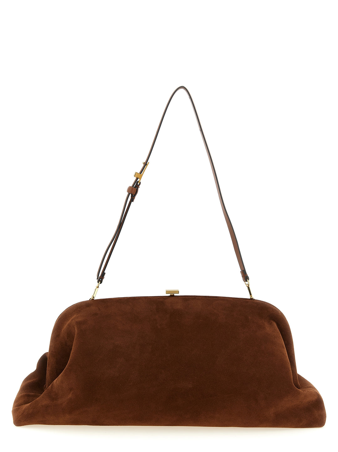 Alberta Ferretti Maxi Pouch Clutch - Brown | 62f95a47bd959bb68090c280b70b393c00e6fd1d