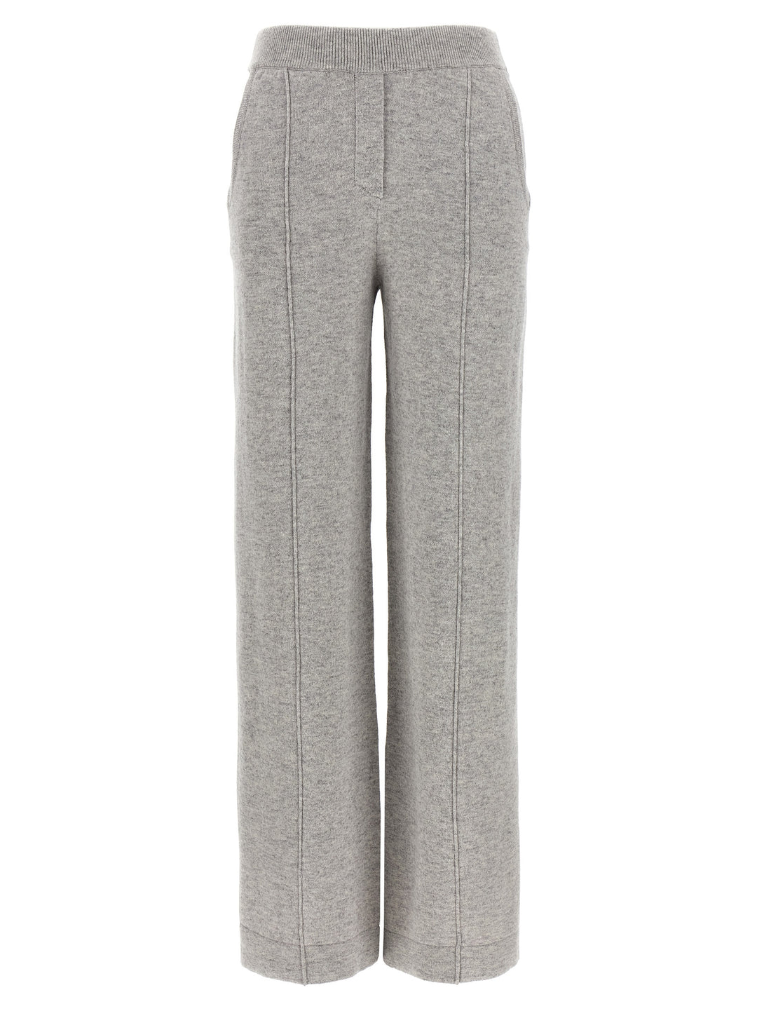 Peserico Silk Wool Pants - Gray | 747f5376a449e9809888c62a8967c907d92e794a