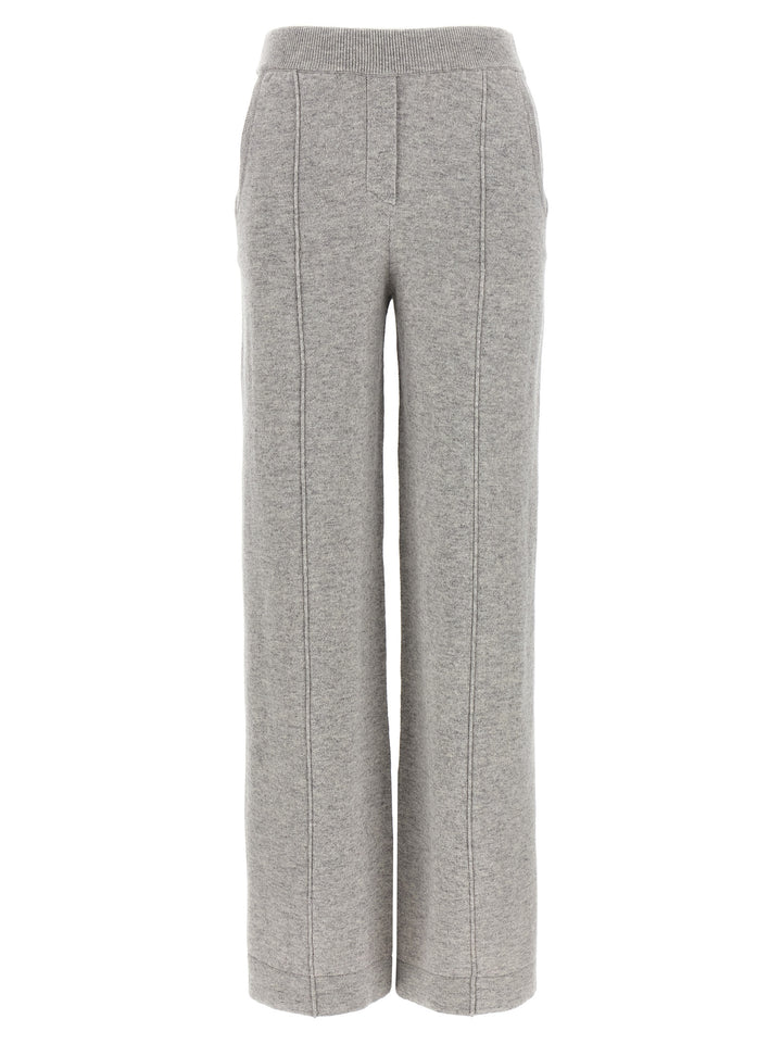 Peserico Silk Wool Pants - Gray | 747f5376a449e9809888c62a8967c907d92e794a
