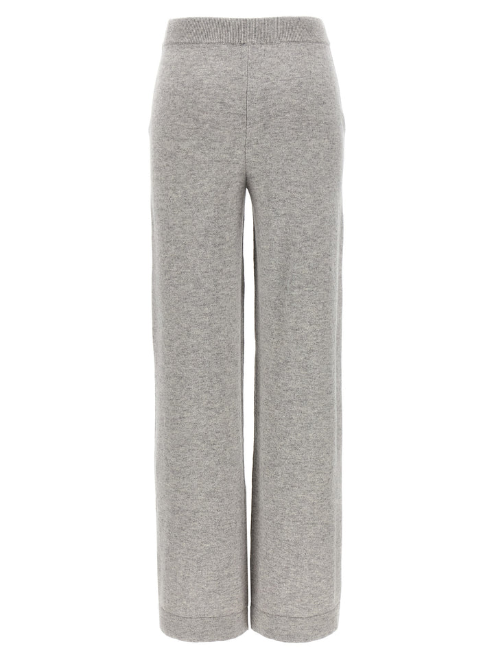 Peserico Silk Wool Pants - Gray | e6cc32b6076a161e331fe49518330ac868b5c8db