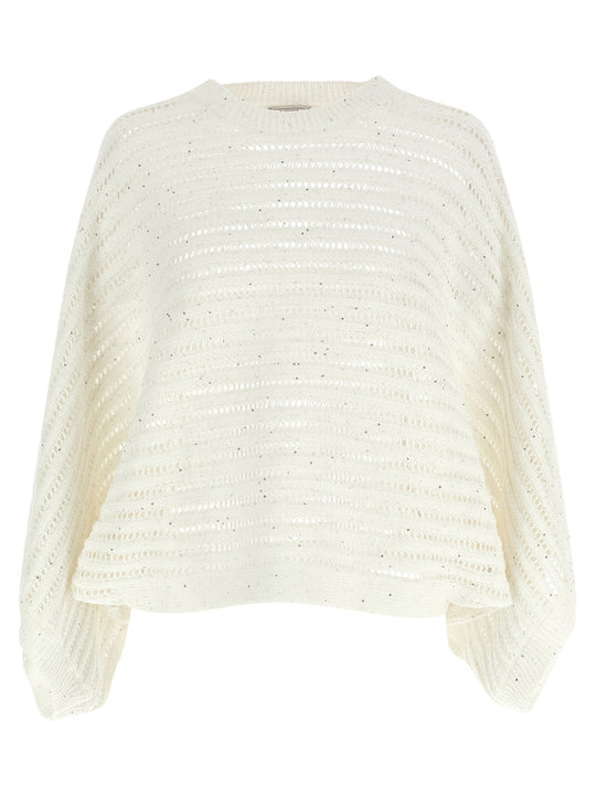 Tricot Florette Sweater Sweaters And Cardigans White