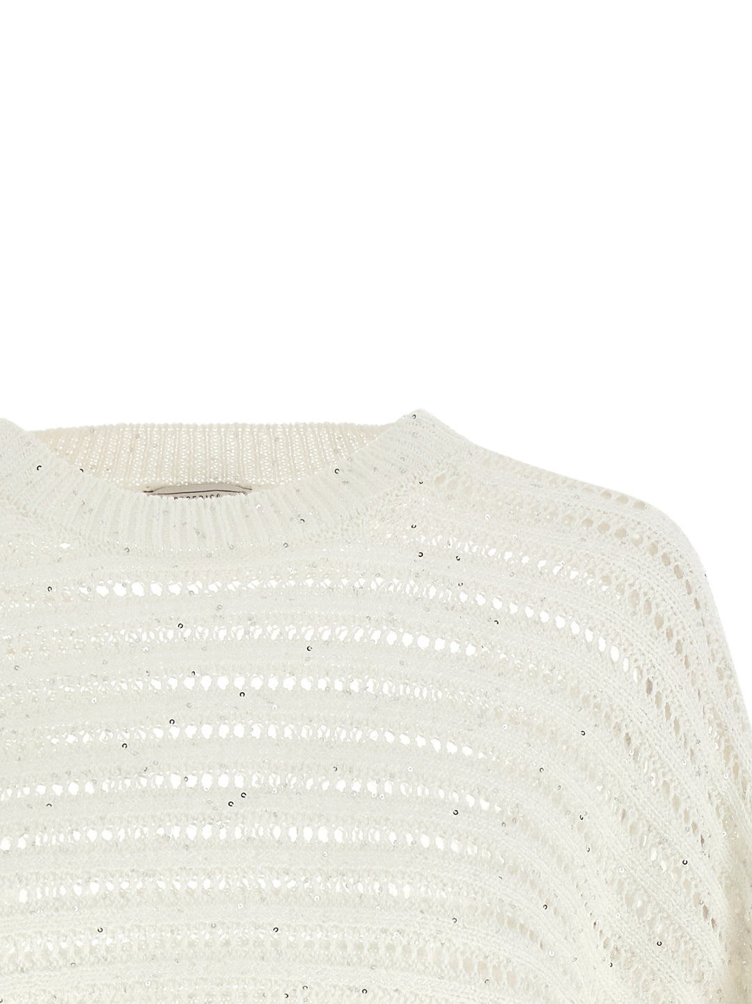 Peserico Tricot Florette Sweater Sweaters and Cardigans - White | b993aff3383b9f37e988018b3285d07a06b02f30